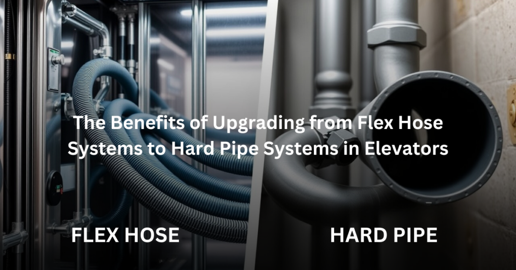 The Benefits of Upgrading from Flex Hose Systems to Hard Pipe Systems in Elevators Featured Image